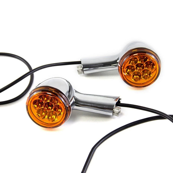 Upgrade your Harley Sportster XL883 and XL1200 with bright ATX LED rear turn signals. These amber indicators fit 1992-2022 models...