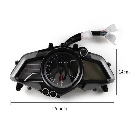 Strumento universale per moto per Bajaj Universal, indicatori di direzione a LED per moto, vista del prodotto 02