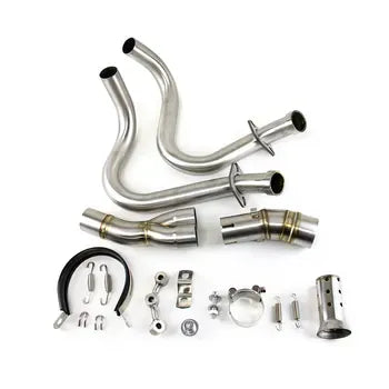 XMM-0016-Blue-245MM Motorcycle Exhaust Component for Kawasaki Z650 2012-20, motorcycle exhaust, product view 07