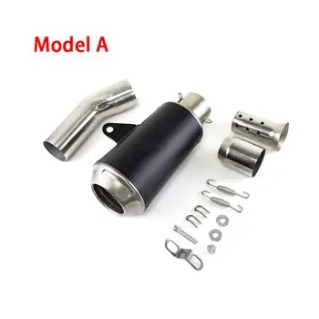 XMM-0097-Black-2-Leo Motorcycle Exhaust Component for Kawasaki ZX636 2023-20, motorcycle exhaust, product view 07