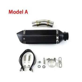 Universal Motorcycle Exhaust Component for Kawasaki Z400, Z500 2017-20, motorcycle exhaust, product view 07