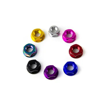 High Strength Custom M8 M10 M12 M14 Hexagon Flange GR5 Ti-6al-4v Nuts for Motorcycle, product view 17