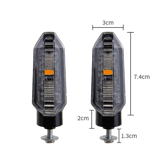 XLW-0297-63cm Motorrad-Blinker für Honda Pcx 150, Z900RS, Motorrad-LED-Blinker, Produktansicht 02