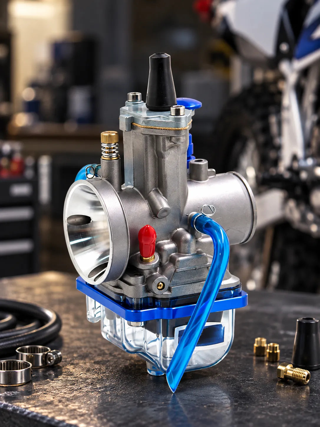 Motorcycle engine and surrounding component interfaces