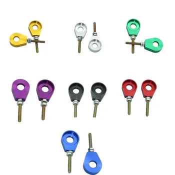 Motorcycle CNC Modified Round Kilo Regulator Acce 12/15mm Chain Tensioner Adjusters Fit for Honda XR CRF 50 70 Bike, product view 07