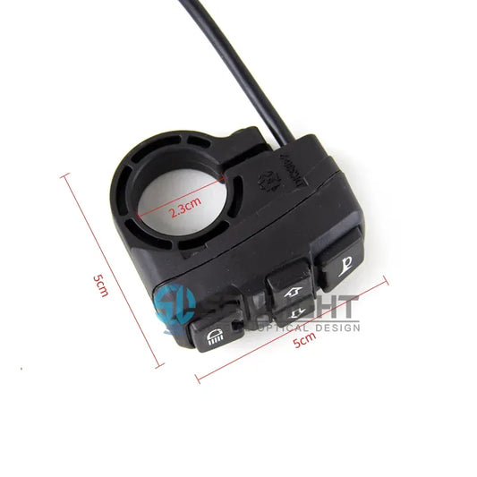 Clacson universale per moto per applicazioni motociclistiche universali, accessori moto, vista del prodotto 02