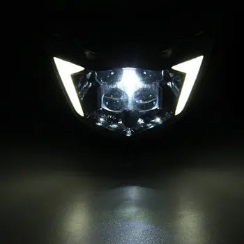 Off-road Motorcycle Front Headlights CQR LED Headlight Lens Lighting Lamp, High and Low Beam Indicator Lights, product view 07