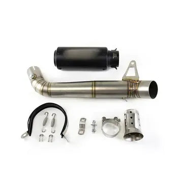 XMM-0005-Silver- AK Conical hexagon Motorcycle Exhaust Component for Honda CBR1000RR 2008-20, motorcycle exhaust, product