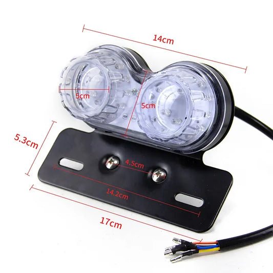 Feu arrière de moto universel pour Harley Davidson universel, clignotants LED pour moto, vue du produit 02