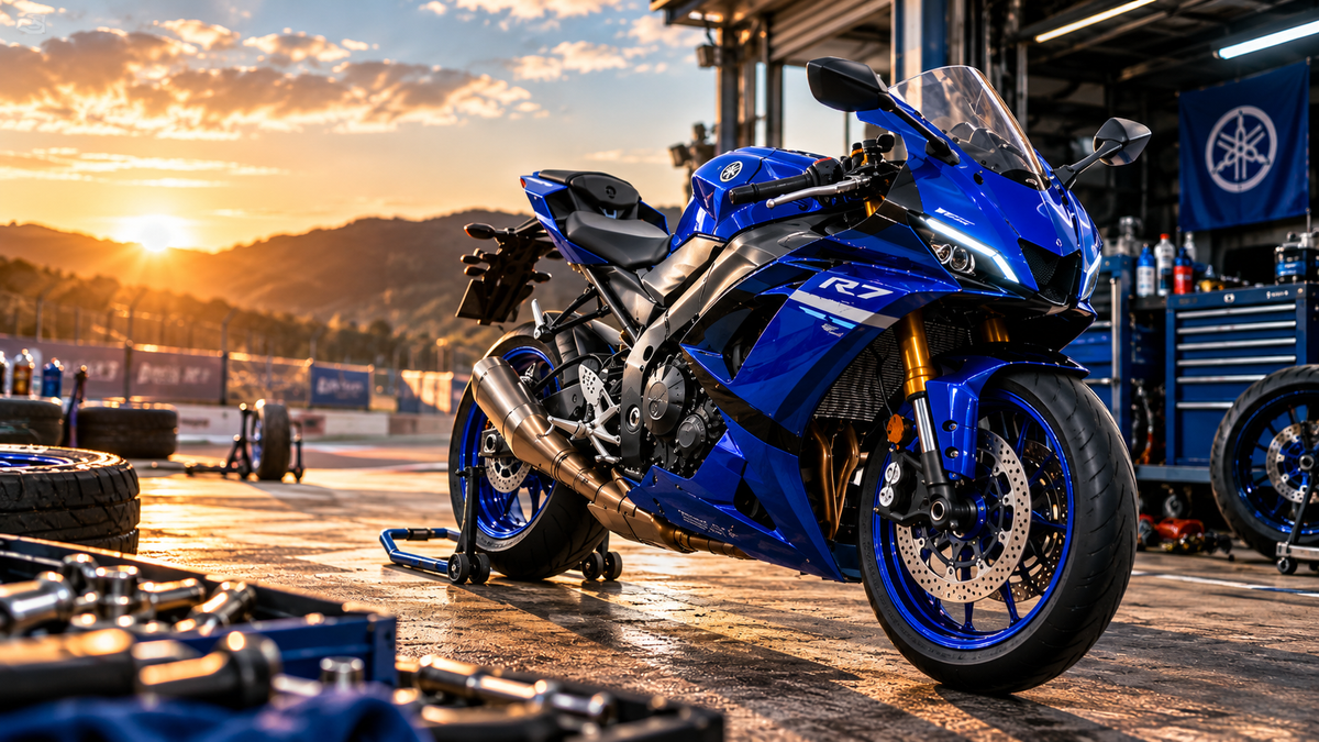 Street motorcycle side and front assembly