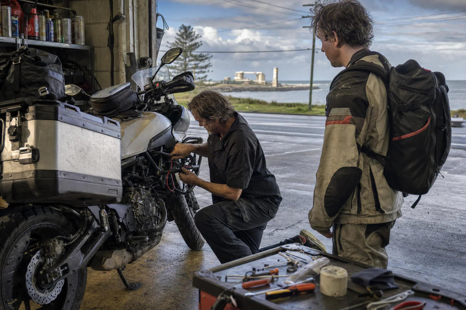 Australia and New Zealand motorcycle parts installed on a local motorcycle in Brisbane