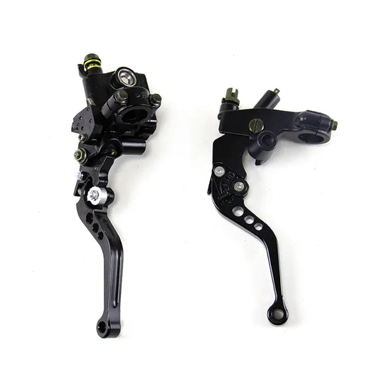 Motorcycle hydraulic master cylinder listing with 7/8-inch handlebar and 12.7 mm piston reference