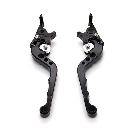 Adjustable CNC brake and clutch lever set listed for Yamaha NMAX applications