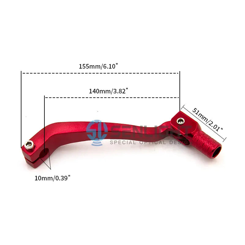 0.39 Inch CNC Aluminum Alloy Motorcycle Shift Lever Fit for XR CRF Dirt Bike Pit Bike, product view 03
