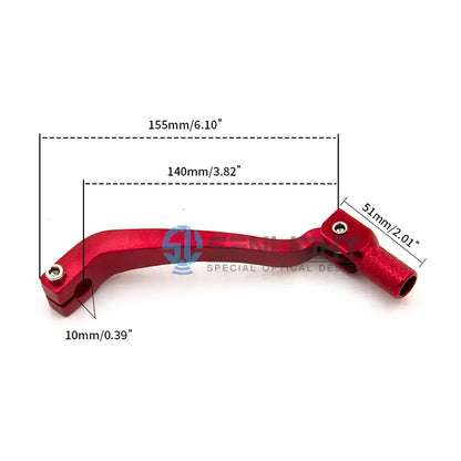 0.39 Inch CNC Aluminum Alloy Motorcycle Shift Lever Fit for XR CRF Dirt Bike Pit Bike, product view 03