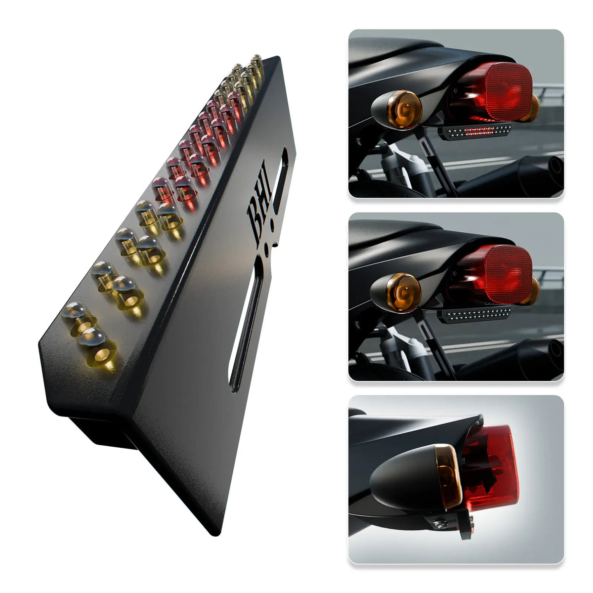 Rear Turn Signals LED Amber Light Fit For Harley Sportster XL 883 1200 1992-2022