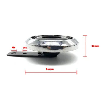 12V Motorcycle Electric Horn Chrome Plated Waterproof Loud Horn Motorbike Vehicle Classic Horn With Cover Universal, product view 07