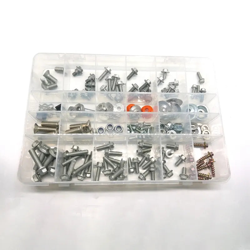 160Pc Metric off Road Motorcycle Assortment Bolt Kit for Sx Sx-F Exc Exc-F Xc Xc-F Xc-W Dirt Bike Fastener, product view 01