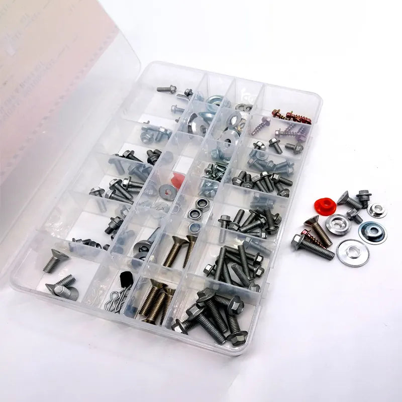 160Pc Metric off Road Motorcycle Assortment Bolt Kit for Sx Sx-F Exc Exc-F Xc Xc-F Xc-W Dirt Bike Fastener, product view 02