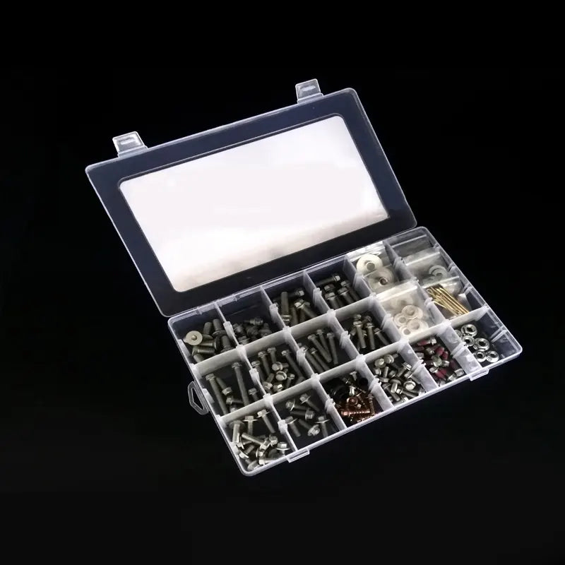160Pc Metric off Road Motorcycle Assortment Bolt Kit for Sx Sx-F Exc Exc-F Xc Xc-F Xc-W Dirt Bike Fastener, product view 03