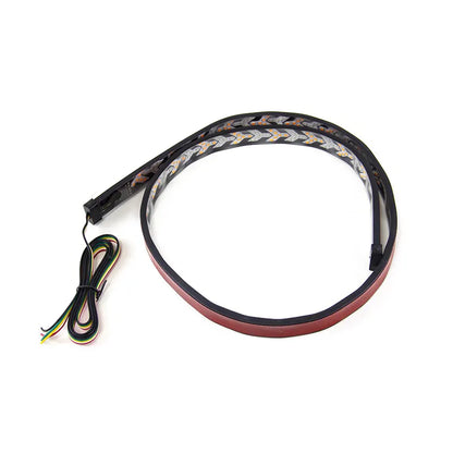 1M Light Bar Fishbone Car Tail Light Highlight Steering Brake Function Pickup Truck Signal Warning Running Lamp Strip, product view 02