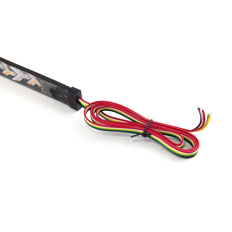 1M Light Bar Fishbone Car Tail Light Highlight Steering Brake Function Pickup Truck Signal Warning Running Lamp Strip, product view 03