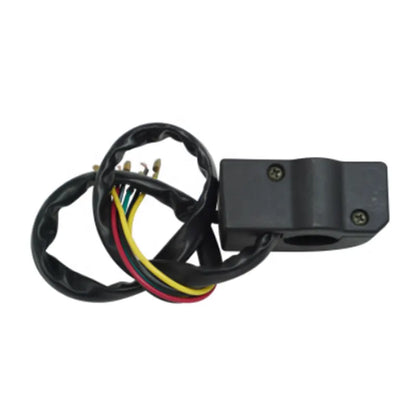 2 in 1 Handlebar Switches On/Off Lights Retrofit Plastic Turn Signal Horn Switch for Scooters Ebike Motorcycle, product view 02