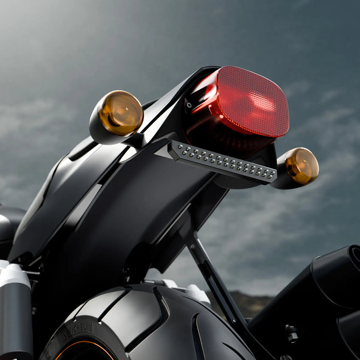 Rear Turn Signals LED Amber Light Fit For Harley Sportster XL 883 1200 1992-2022