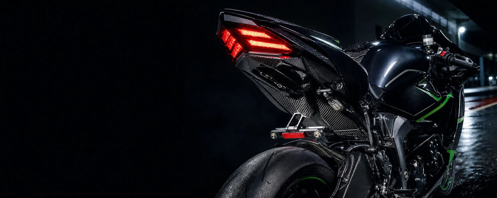2024 Kawasaki Ninja ZX-6R LED tail light and rear performance parts