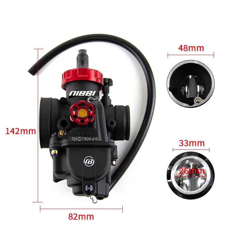 24-30mm Nibbi Carburetor PE24YJ Racing Version Motorcycle Off-road 150-250cc Modified Parts, product view 04