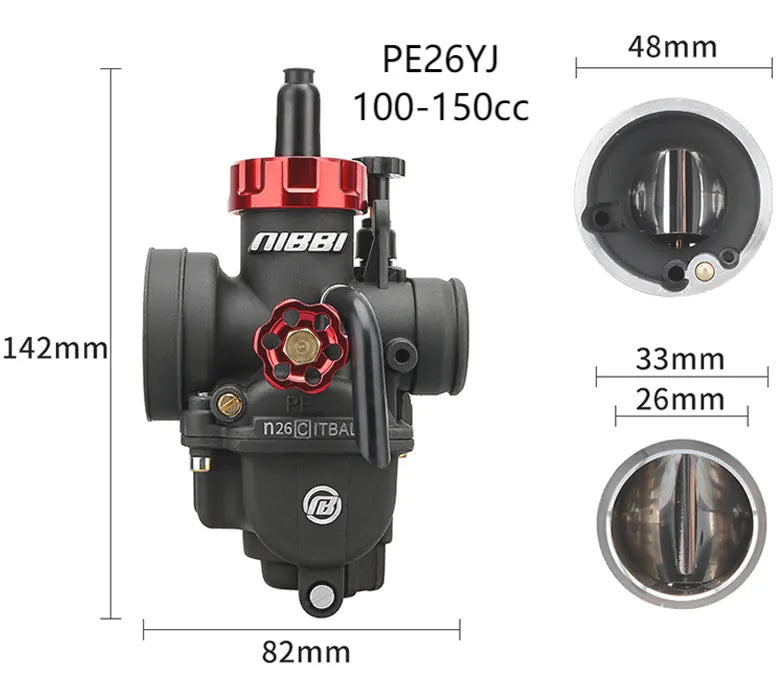 24-30mm Nibbi Carburetor PE24YJ Racing Version Motorcycle Off-road 150-250cc Modified Parts, product view 08