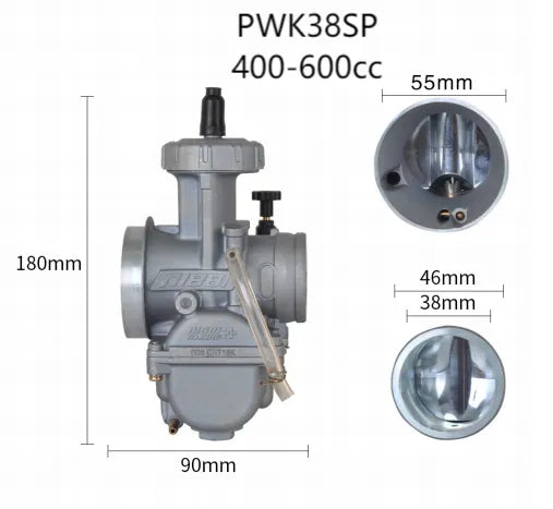 25 26 29 30 32 34 36 38 40mm Nibbi Carburetor PWK24 PWK26 Sport Version Motorcycle Off-road 50-800cc Modified Parts, product view 05