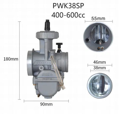 25 26 29 30 32 34 36 38 40mm Nibbi Carburetor PWK24 PWK26 Sport Version Motorcycle Off-road 50-800cc Modified Parts, product view 14