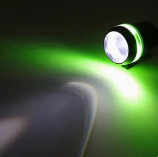 30W LED Moto Motorcycle Headlight Fog Lights Angel Eye U3 LED Driving Headlights Spot Lamp Silver Blue Moto, product view 08