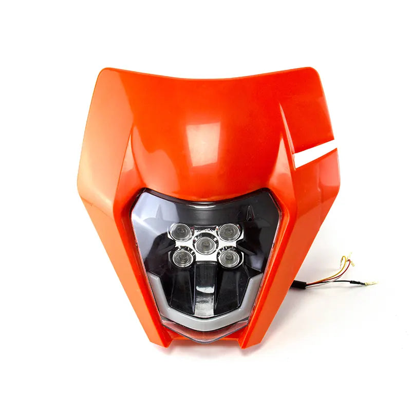 35W LED 12V 6000k Universal Modified Head Lamp for KTM SX SX-F EXC XC-W XC-F WR DRZ YZ KX KLX F Dirt Bike Fairing Mask, product view 03