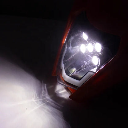 35W LED 12V 6000k Universal Modified Head Lamp for KTM SX SX-F EXC XC-W XC-F WR DRZ YZ KX KLX F Dirt Bike Fairing Mask, product view 05