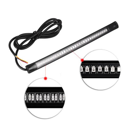 48 SMD Motorcycle Light bar LED Brake Turn signal Light Strip Bushing Motorcycle Tail Light, product view 01