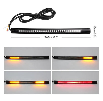 48 SMD Motorcycle Light bar LED Brake Turn signal Light Strip Bushing Motorcycle Tail Light, product view 02