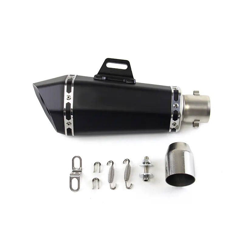 51mm Universal Motorcycle Exhaust Pipe CH for Cbr650 Z900 Mt07 R3 B10 Carbon Fiber Motorcycle Muffler, product view 01