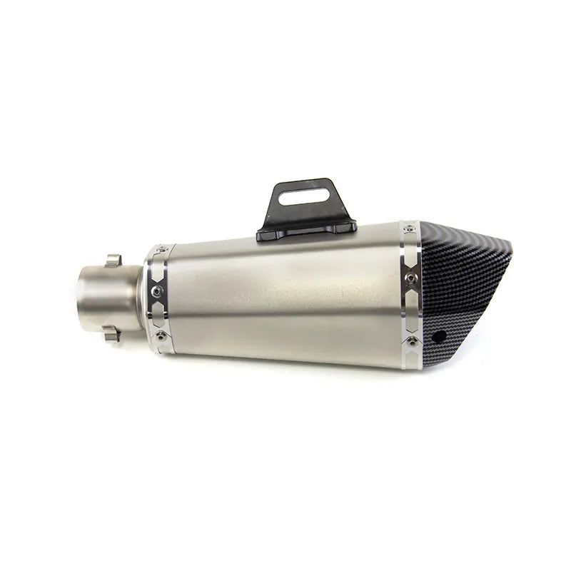 51mm Universal Motorcycle Exhaust Pipe CH for Cbr650 Z900 Mt07 R3 B10 Carbon Fiber Motorcycle Muffler, product view 06