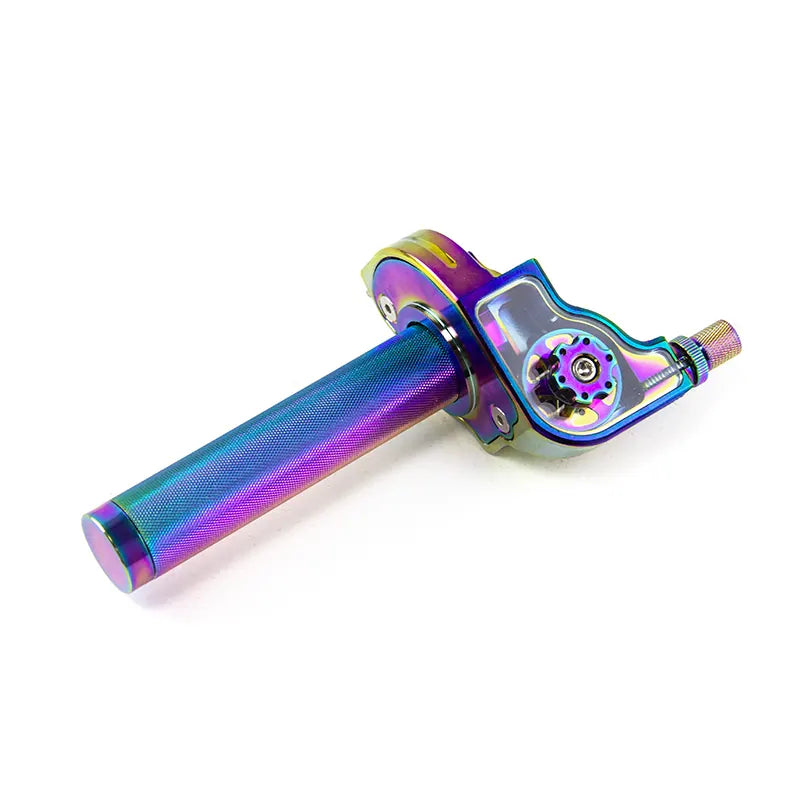 7/8'' 22mm Motorcycle Handle Bar Cnc Aluminum Alloy Throttle Cable Oxidation Treatment Handlebar Grips Accessories, product view 01