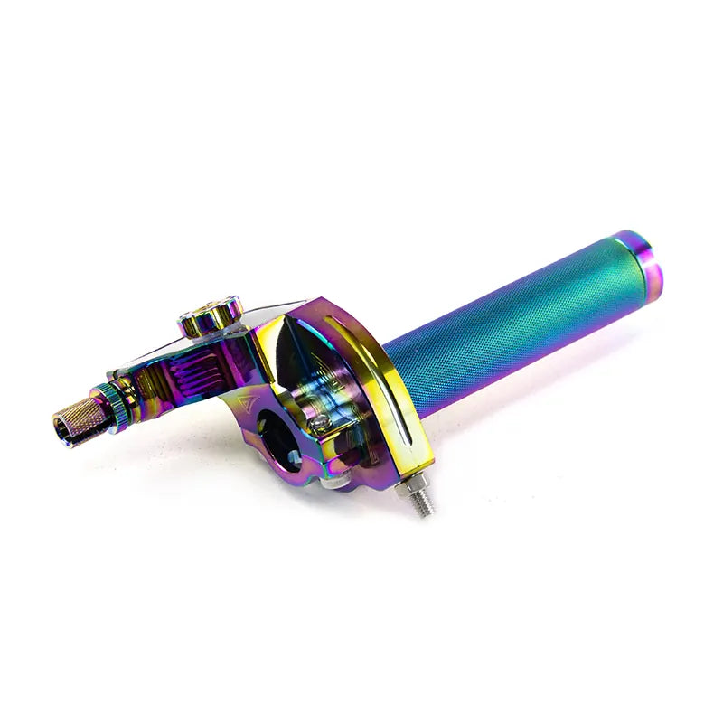 7/8'' 22mm Motorcycle Handle Bar Cnc Aluminum Alloy Throttle Cable Oxidation Treatment Handlebar Grips Accessories, product view 05