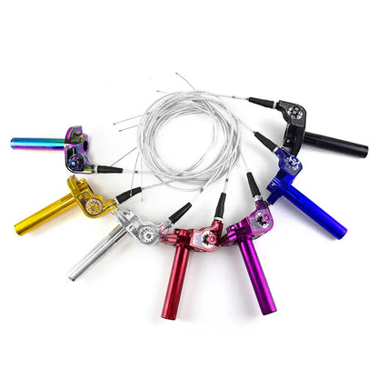 7/8'' 22mm Universal Motorcycle Handlebars Aluminum Handle Grips Throttle Cable Twist Throttle Turn Handle Dirt Pit, product view 01