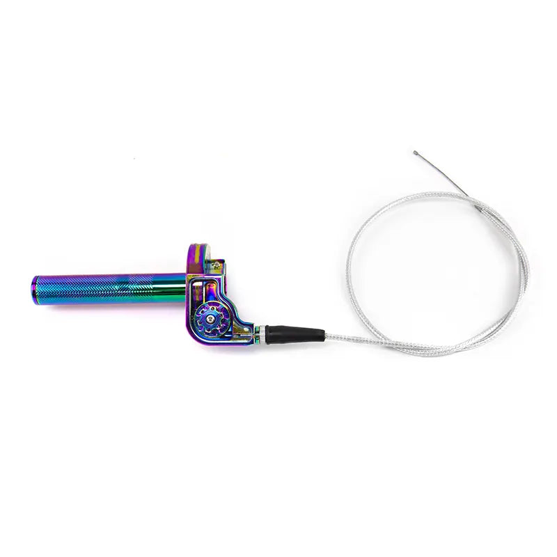 7/8'' 22mm Universal Motorcycle Handlebars Aluminum Handle Grips Throttle Cable Twist Throttle Turn Handle Dirt Pit, product view 05