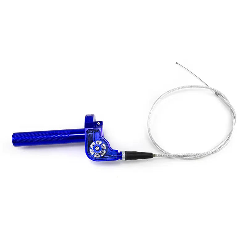 7/8'' 22mm Universal Motorcycle Handlebars Aluminum Handle Grips Throttle Cable Twist Throttle Turn Handle Dirt Pit, product view 06