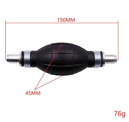 9001-080 Hand Fuel Pump Line Rubber Aluminum Hand Primer Bulb diesel Oil Transfer Petrol ID 6mm/8mm/10mm/12mm, product view 02