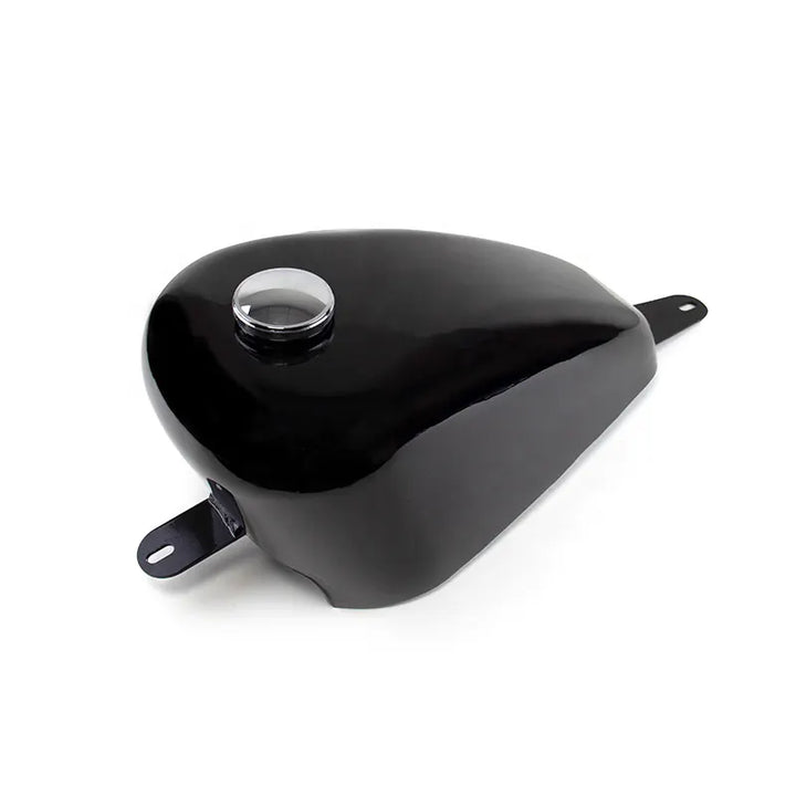 9L Universal Motorcycle Gas Fuel Tank Oil Box Raw Bare Metal Cafe Racer PEANUT EFI, product view 01