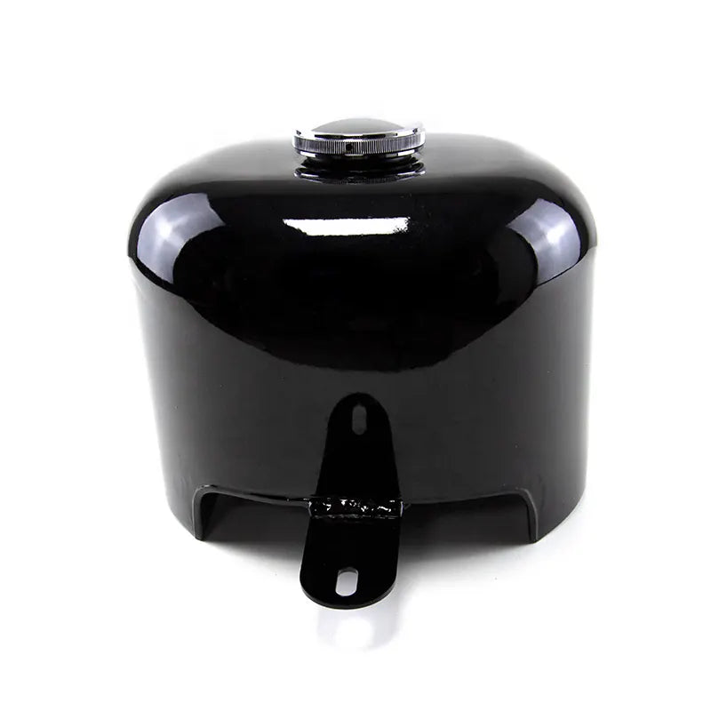 9L Universal Motorcycle Gas Fuel Tank Oil Box Raw Bare Metal Cafe Racer PEANUT EFI, product view 02