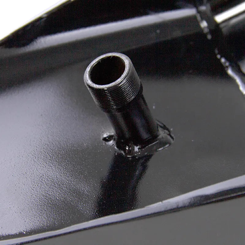 9L Universal Motorcycle Gas Fuel Tank Oil Box Raw Bare Metal Cafe Racer PEANUT EFI, product view 03