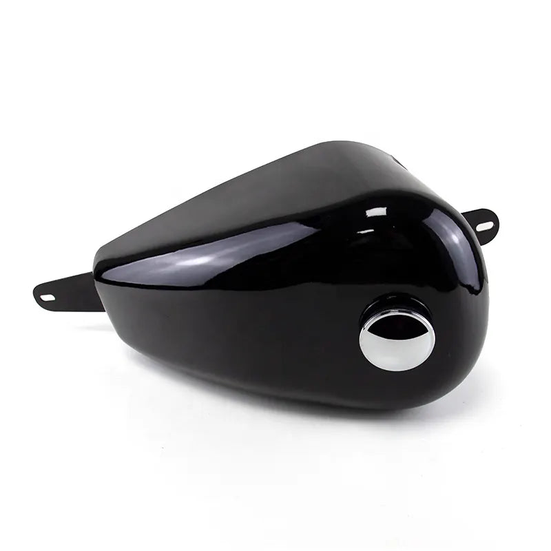 9L Universal Motorcycle Gas Fuel Tank Oil Box Raw Bare Metal Cafe Racer PEANUT EFI, product view 06